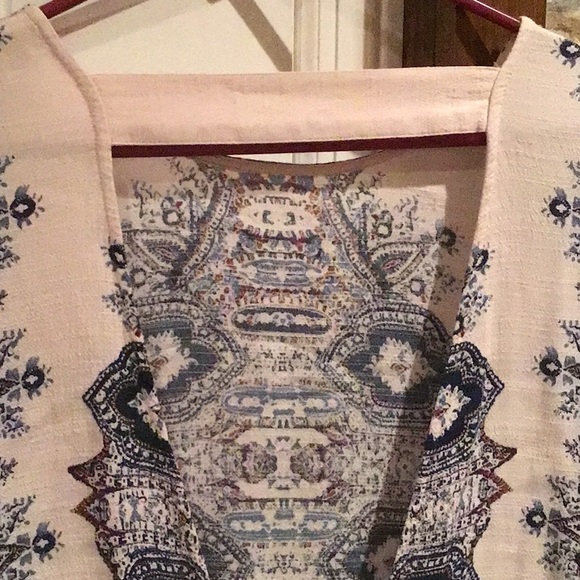 FREE PEOPLE “SMOOTH TALKER” PLUNGING BACK TUNIC/MINI DRESS - Picture 12 of 12